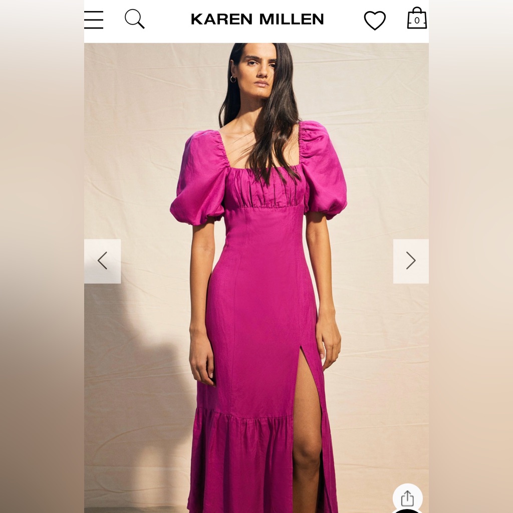 Karen Millen Fuchsia Dress